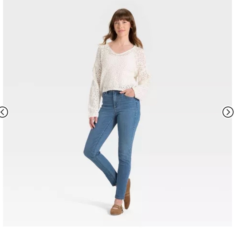 Women's High-Rise Skinny Jeans - Universal Thread™ Medium Wash  Size  8/29